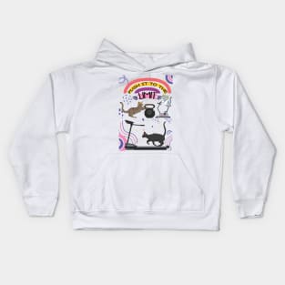 Cats are doing sport Kids Hoodie